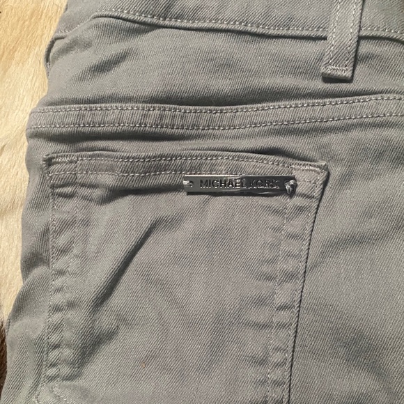 🦭 Michael Kors Slim Leg Slate Gray Trousers/Jeans 🦭 - Picture 1 of 7